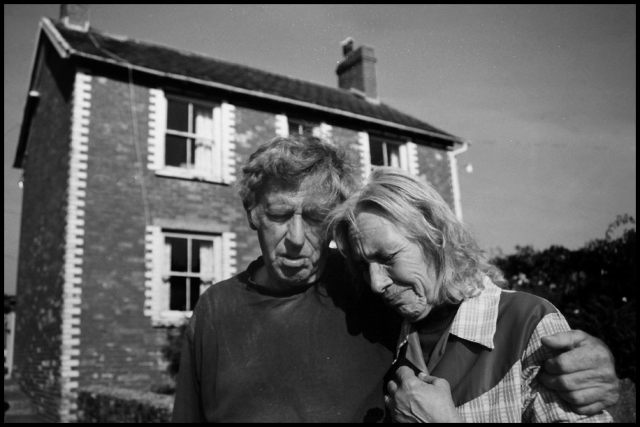 An elderly couple from Umberleigh react to the news that they are to be evicted from their home which is also used as an animal santuary. Published in The Western Morning News.